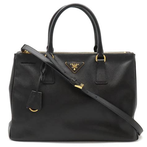 prada saffiano cuir leather tote bn2274 nero|Prada saffiano leather bag.